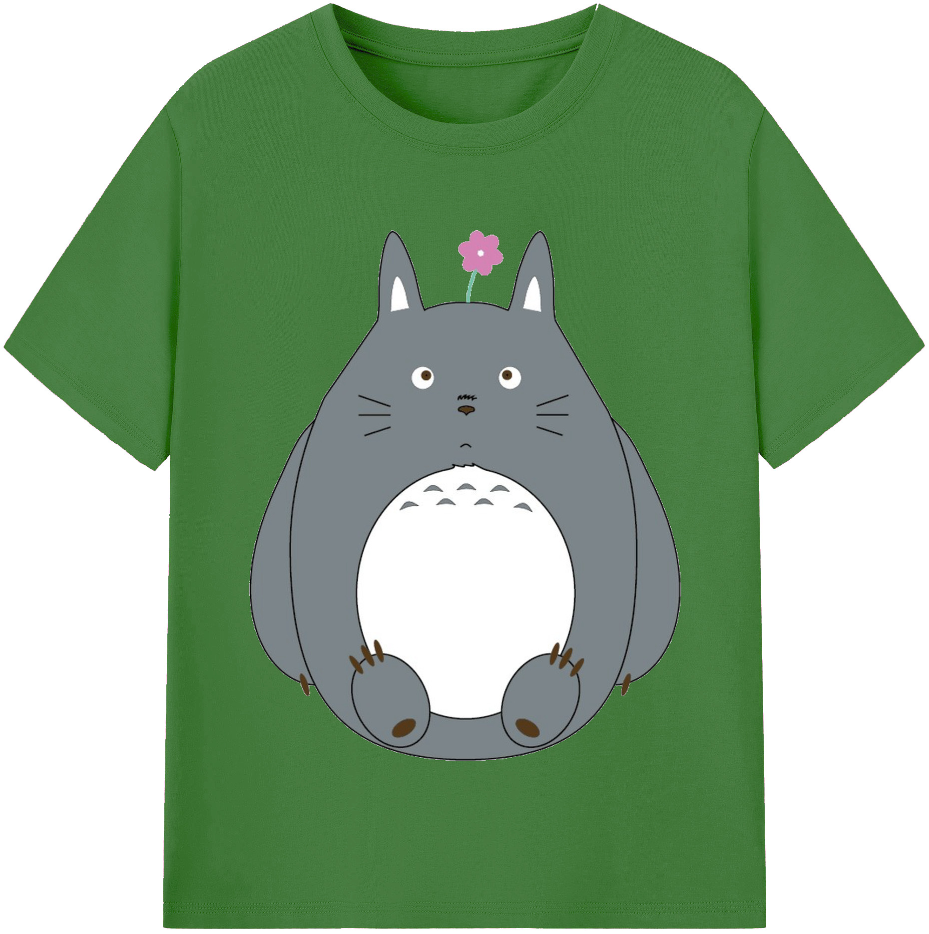 （画像用） となりのトトロ 草壁メイ 草壁サツキ My Neighbor Totoro Satsuki Kusakabe Mei Kusakabe レディースカジュアルプリントTシャツ（綿100％）